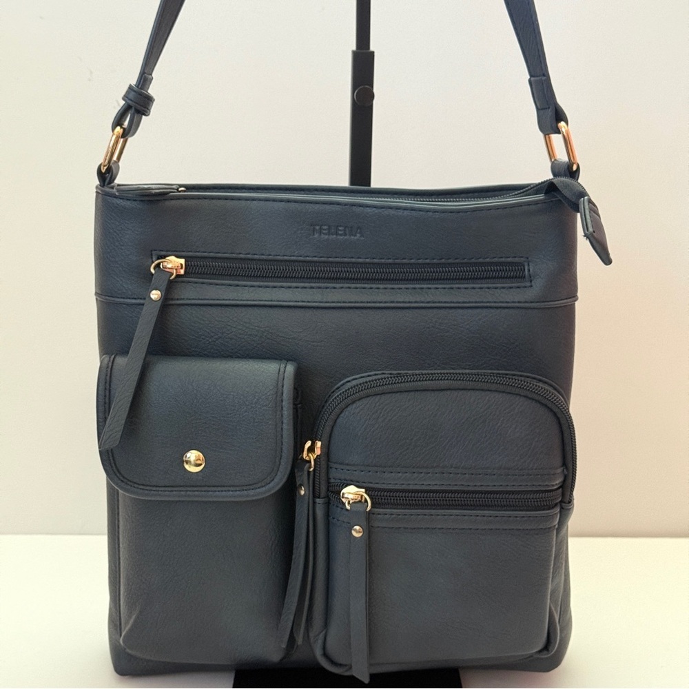 Telena Navy Blue Crossbody Handbag